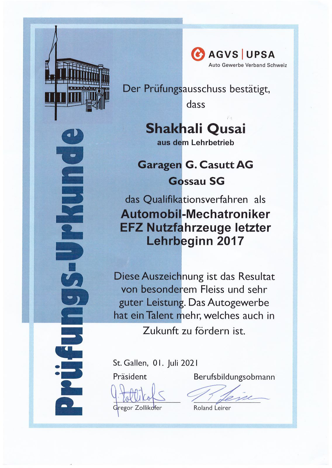 Pruefungsurkunde_Automobilmechatroniker