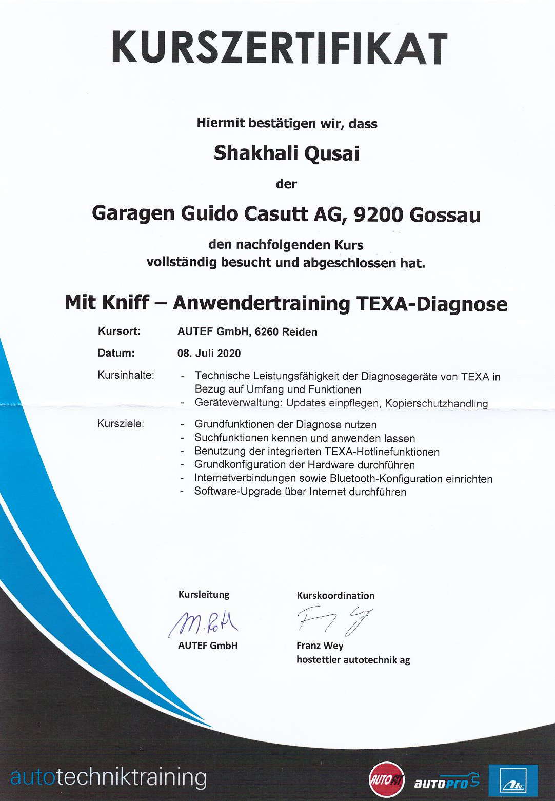 Zertifikat_TEXA